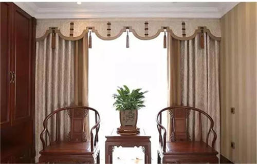 中式窗帘装饰